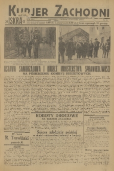 Kurjer Zachodni Iskra : dziennik polityczny, gospodarczy i literacki. R.24, 1933, nr 12