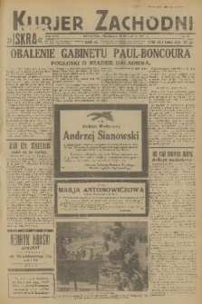 Kurjer Zachodni Iskra : dziennik polityczny, gospodarczy i literacki. R.24, 1933, nr 29