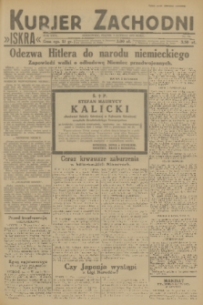 Kurjer Zachodni Iskra : dziennik polityczny, gospodarczy i literacki. R.24, 1933, nr 34