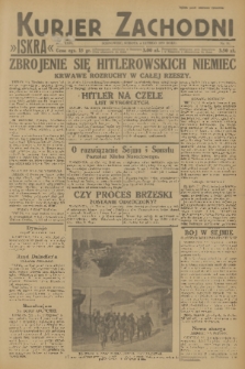 Kurjer Zachodni Iskra : dziennik polityczny, gospodarczy i literacki. R.24, 1933, nr 35 [po konfiskacie]