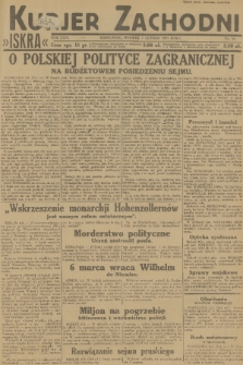 Kurjer Zachodni Iskra : dziennik polityczny, gospodarczy i literacki. R.24, 1933, nr 38