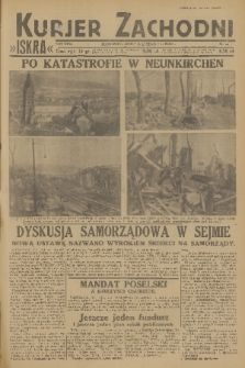 Kurjer Zachodni Iskra : dziennik polityczny, gospodarczy i literacki. R.24, 1933, nr 46
