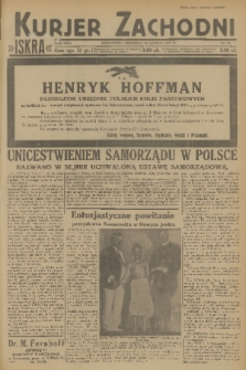 Kurjer Zachodni Iskra : dziennik polityczny, gospodarczy i literacki. R.24, 1933, nr 50