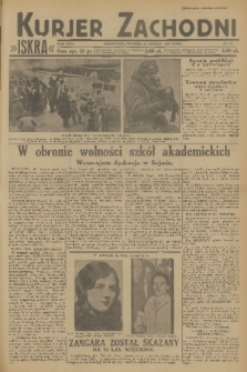 Kurjer Zachodni Iskra : dziennik polityczny, gospodarczy i literacki. R.24, 1933, nr 52