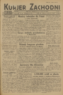 Kurjer Zachodni Iskra : dziennik polityczny, gospodarczy i literacki. R.24, 1933, nr 58