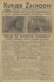 Kurjer Zachodni Iskra : dziennik polityczny, gospodarczy i literacki. R.24, 1933, nr 62