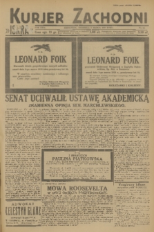 Kurjer Zachodni Iskra : dziennik polityczny, gospodarczy i literacki. R.24, 1933, nr 64