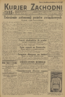 Kurjer Zachodni Iskra : dziennik polityczny, gospodarczy i literacki. R.24, 1933, nr 70