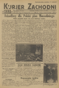 Kurjer Zachodni Iskra : dziennik polityczny, gospodarczy i literacki. R.24, 1933, nr 80