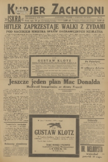Kurjer Zachodni Iskra : dziennik polityczny, gospodarczy i literacki. R.24, 1933, nr 94