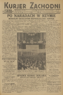 Kurjer Zachodni Iskra : dziennik polityczny, gospodarczy i literacki. R.24, 1933, nr 108