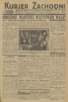 Kurjer Zachodni Iskra : dziennik polityczny, gospodarczy i literacki. R.24, 1933, nr 114