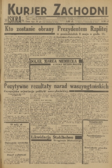 Kurjer Zachodni Iskra : dziennik polityczny, gospodarczy i literacki. R.24, 1933, nr 116