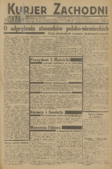 Kurjer Zachodni Iskra : dziennik polityczny, gospodarczy i literacki. R.24, 1933, nr 124