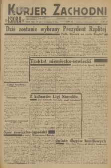 Kurjer Zachodni Iskra : dziennik polityczny, gospodarczy i literacki. R.24, 1933, nr 126