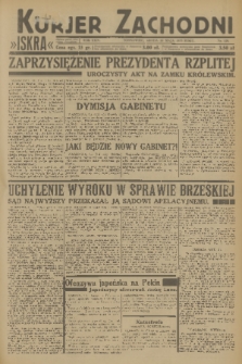 Kurjer Zachodni Iskra : dziennik polityczny, gospodarczy i literacki. R.24, 1933, nr 128