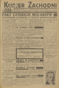 Kurjer Zachodni Iskra : dziennik polityczny, gospodarczy i literacki. R.24, 1933, nr 141