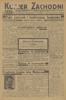 Kurjer Zachodni Iskra : dziennik polityczny, gospodarczy i literacki. R.24, 1933, nr 168