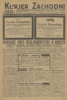 Kurjer Zachodni Iskra : dziennik polityczny, gospodarczy i literacki. R.24, 1933, nr 171