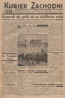 Kurjer Zachodni Iskra : dziennik polityczny, gospodarczy i literacki. R.24, 1933, nr 185