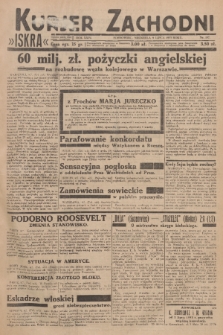 Kurjer Zachodni Iskra : dziennik polityczny, gospodarczy i literacki. R.24, 1933, nr 187