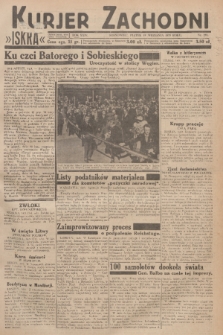 Kurjer Zachodni Iskra : dziennik polityczny, gospodarczy i literacki. R.24, 1933, nr 255