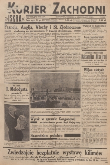 Kurjer Zachodni Iskra : dziennik polityczny, gospodarczy i literacki. R.24, 1933, nr 264