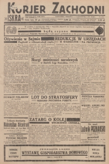Kurjer Zachodni Iskra : dziennik polityczny, gospodarczy i literacki. R.24, 1933, nr 271