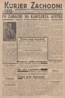 Kurjer Zachodni Iskra : dziennik polityczny, gospodarczy i literacki. R.24, 1933, nr 275