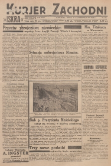 Kurjer Zachodni Iskra : dziennik polityczny, gospodarczy i literacki. R.24, 1933, nr 281