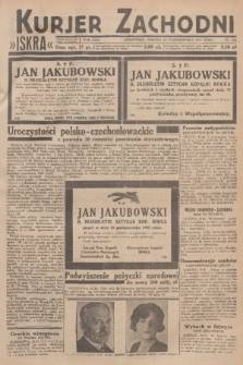 Kurjer Zachodni Iskra : dziennik polityczny, gospodarczy i literacki. R.24, 1933, nr 284