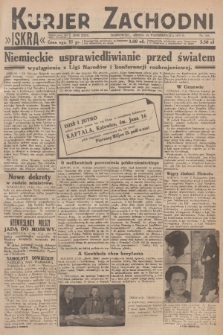 Kurjer Zachodni Iskra : dziennik polityczny, gospodarczy i literacki. R.24, 1933, nr 288