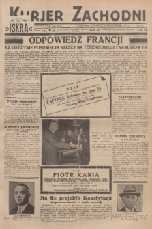 Kurjer Zachodni Iskra : dziennik polityczny, gospodarczy i literacki. R.24, 1933, nr 289