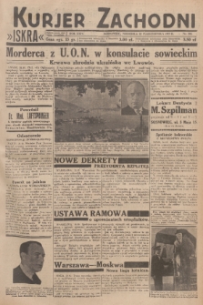 Kurjer Zachodni Iskra : dziennik polityczny, gospodarczy i literacki. R.24, 1933, nr 292