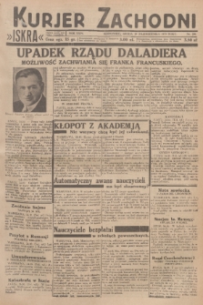 Kurjer Zachodni Iskra : dziennik polityczny, gospodarczy i literacki. R.24, 1933, nr 295