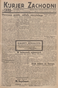 Kurjer Zachodni Iskra : dziennik polityczny, gospodarczy i literacki. R.24, 1933, nr 302