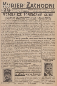 Kurjer Zachodni Iskra : dziennik polityczny, gospodarczy i literacki. R.24, 1933, nr 305