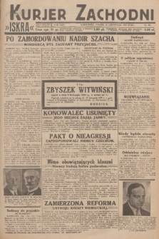 Kurjer Zachodni Iskra : dziennik polityczny, gospodarczy i literacki. R.24, 1933, nr 311