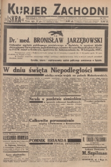 Kurjer Zachodni Iskra : dziennik polityczny, gospodarczy i literacki. R.24, 1933, nr 313