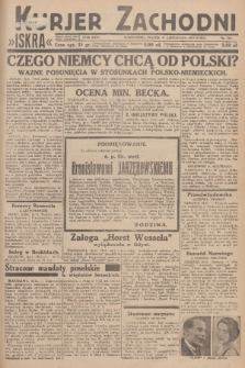 Kurjer Zachodni Iskra : dziennik polityczny, gospodarczy i literacki. R.24, 1933, nr 318