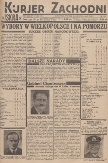 Kurjer Zachodni Iskra : dziennik polityczny, gospodarczy i literacki. R.24, 1933, nr 329