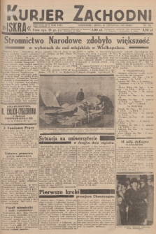 Kurjer Zachodni Iskra : dziennik polityczny, gospodarczy i literacki. R.24, 1933, nr 330