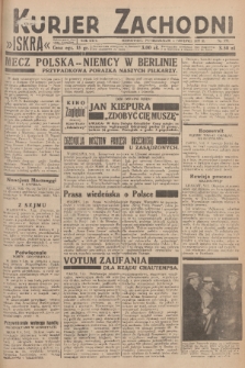 Kurjer Zachodni Iskra : dziennik polityczny, gospodarczy i literacki. R.24, 1933, nr 335