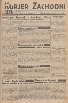 Kurjer Zachodni Iskra : dziennik polityczny, gospodarczy i literacki. R.24, 1933, nr 343