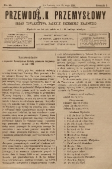 Przewodnik Przemysłowy : organ Towarzystwa Zachęty Przemysłu Krajowego. R.1, 1896, nr 10