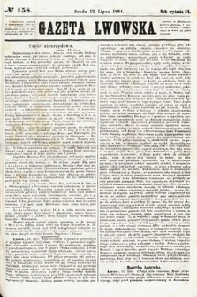 Gazeta Lwowska. 1864, nr 158