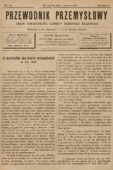 Przewodnik Przemysłowy : organ Towarzystwa Zachęty Przemysłu Krajowego. R.1, 1896, nr 11