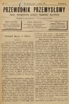 Przewodnik Przemysłowy : organ Towarzystwa Zachęty Przemysłu Krajowego. R.2, 1897, nr 11