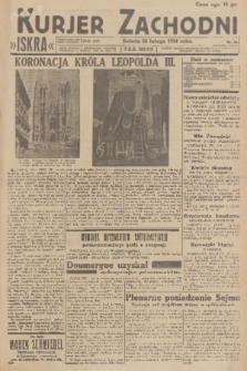 Kurjer Zachodni Iskra. R.25, 1934, nr 54