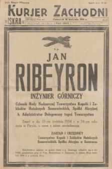 Kurjer Zachodni Iskra. R.25, 1934, nr 113